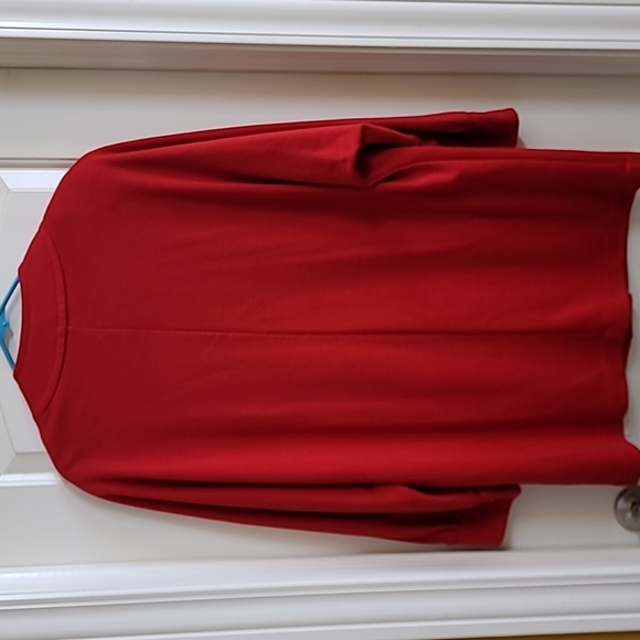 Robbie Bee Sport button-up wool/poly made in the USA red size 10 - Picture 6 of 6